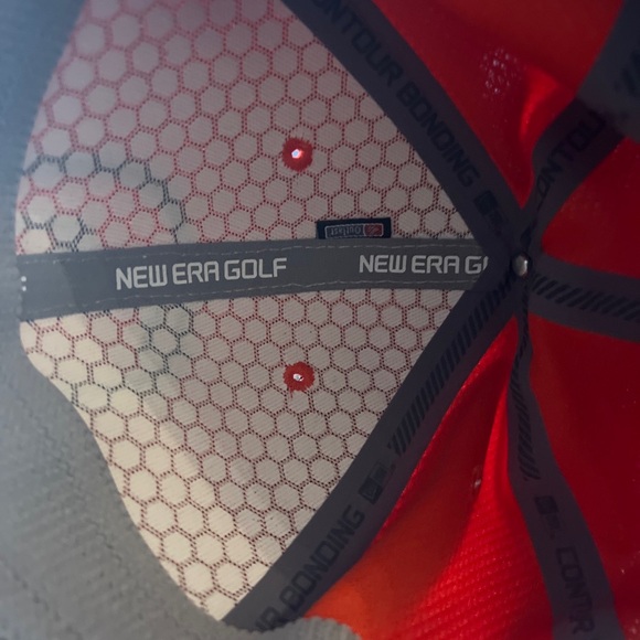 BEAR MOUNTAIN GOLF DIAMOND ERA MENS HAT DK ORANGE NEW ERA CONTOUR SIZE MED/LARGE - Picture 7 of 12